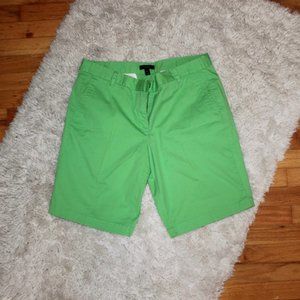 J. Crew Bright Green Shorts